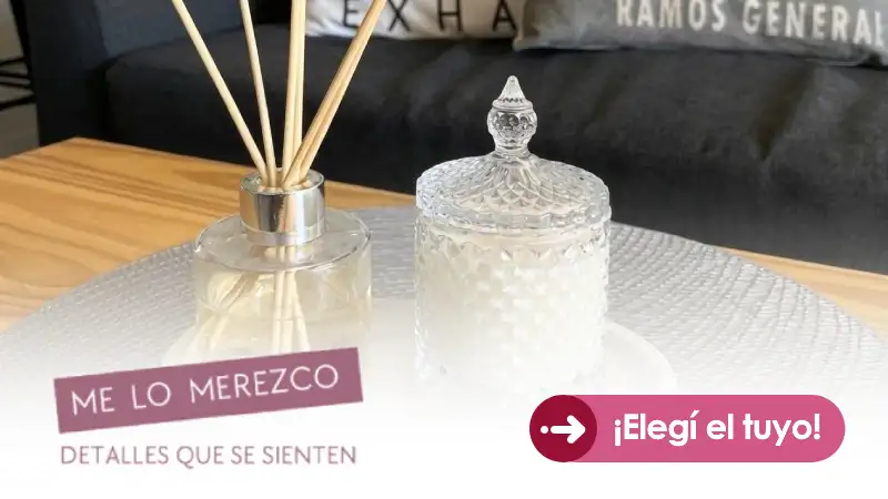 Me Lo Merezco - Velas aromaticas, difusores y splash aromaticos