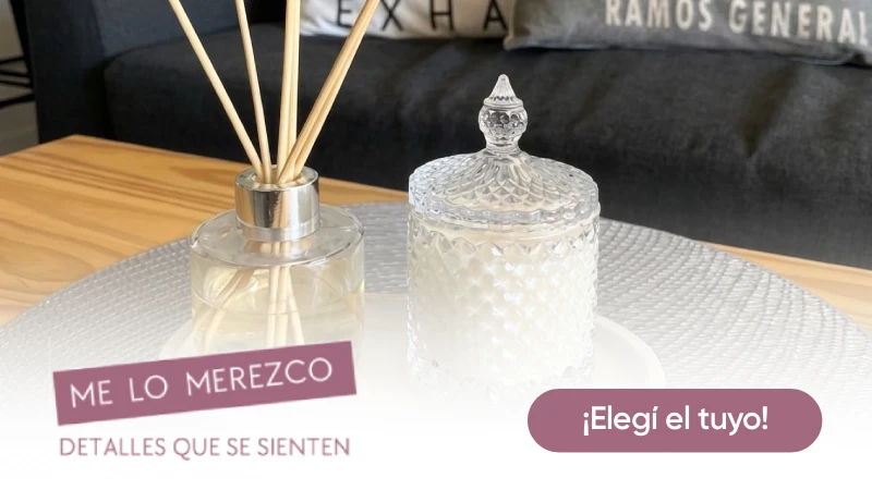 Me Lo Merezco – Velas aromáticas, difusores y splash aromáticos