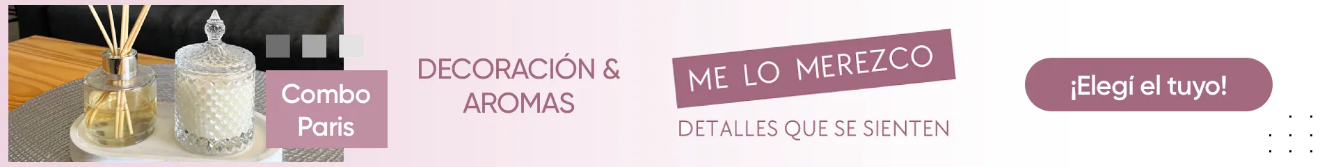 Me Lo Merezco - Velas aromáticas, difusores y splash aromáticos